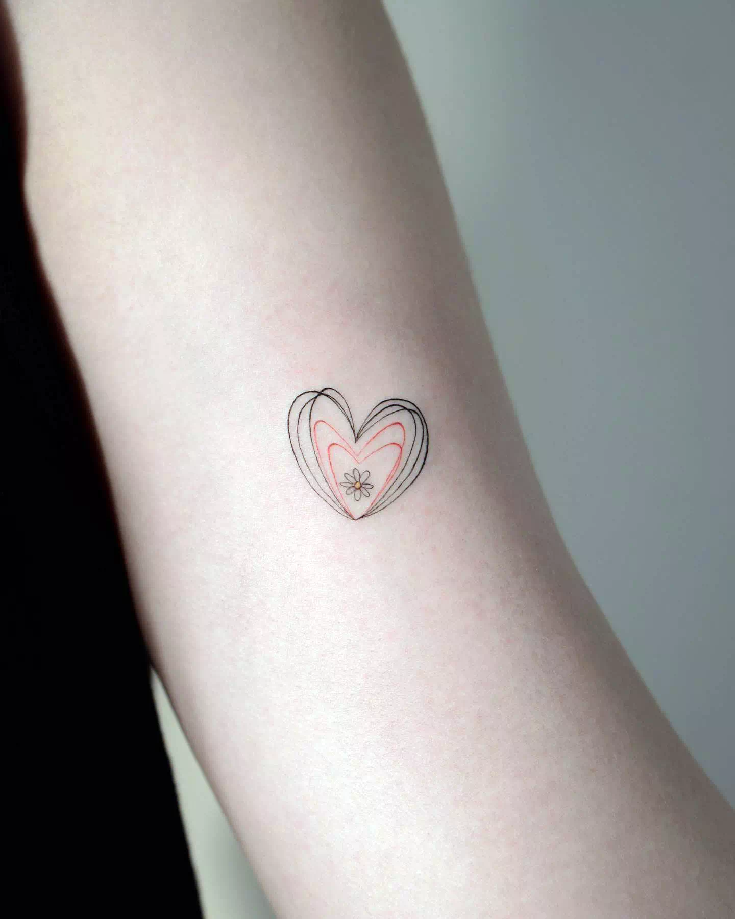 Small Simple Heart Tattoos 4