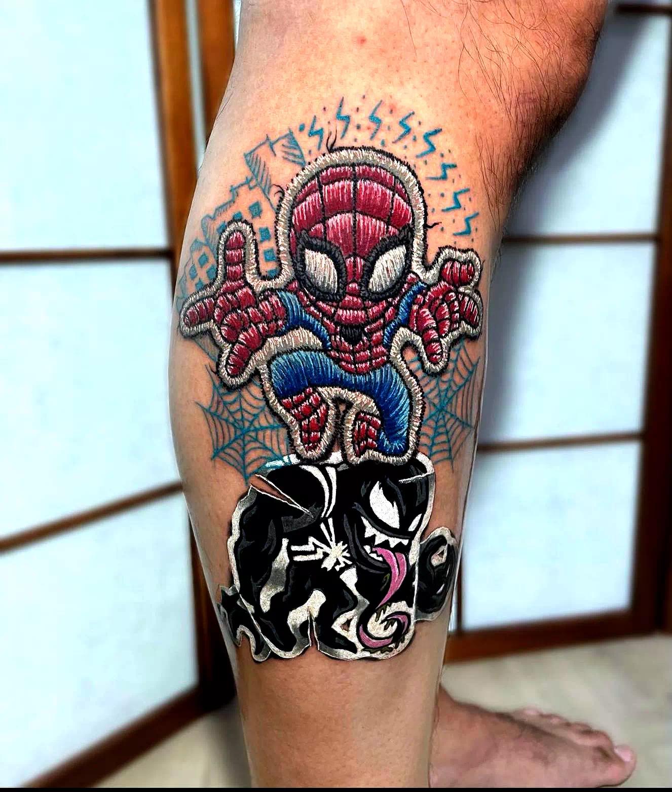 Spiderman Venom Tattoo 4