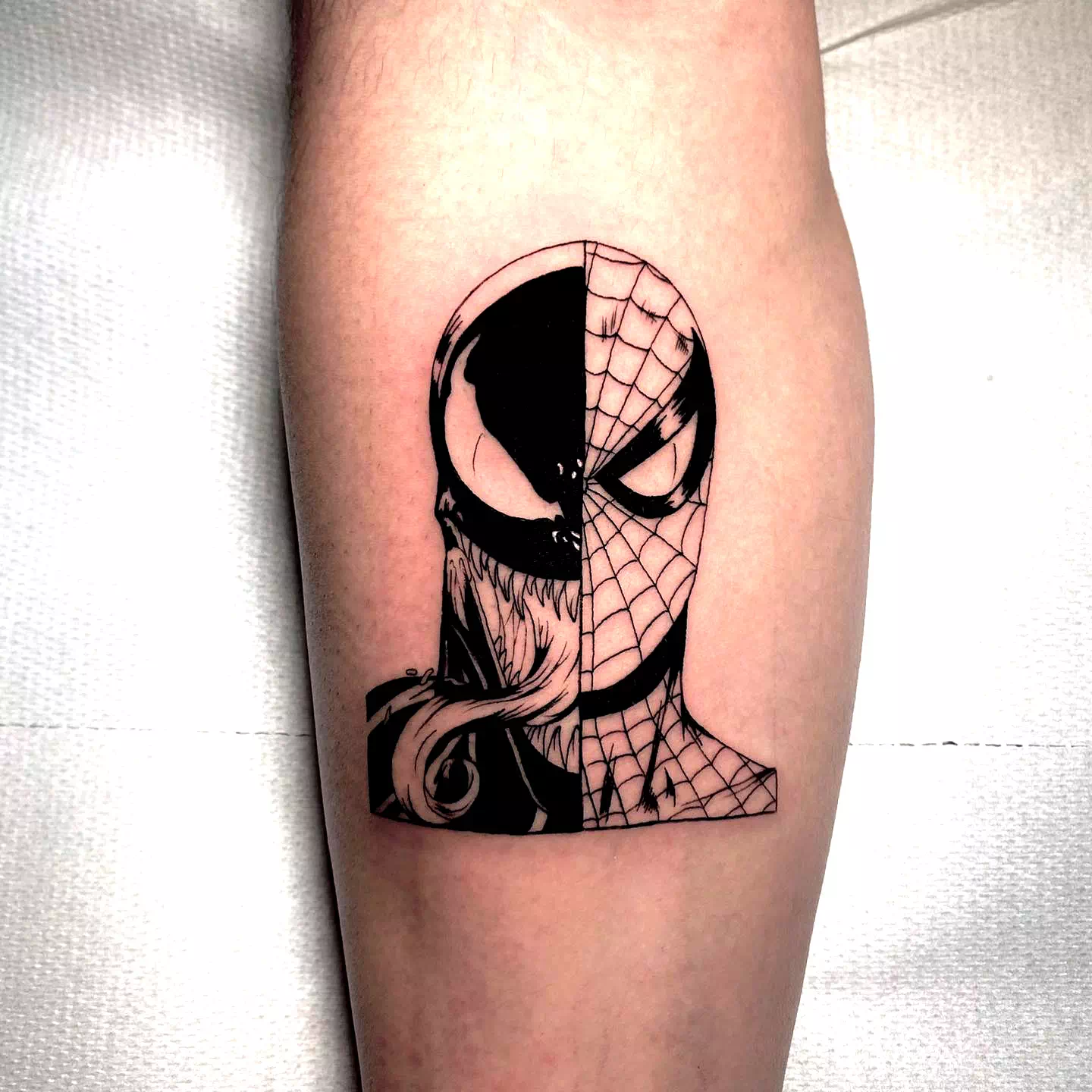 Spiderman Venom Tattoo 8