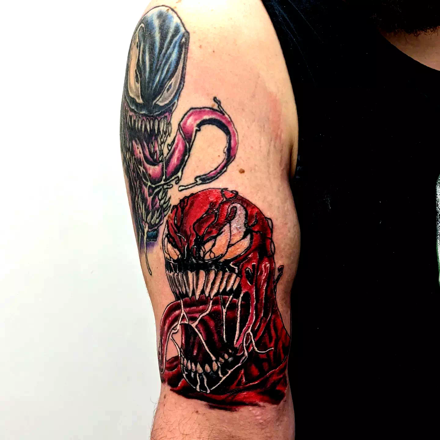 Venom und Carnage Tattoo 2