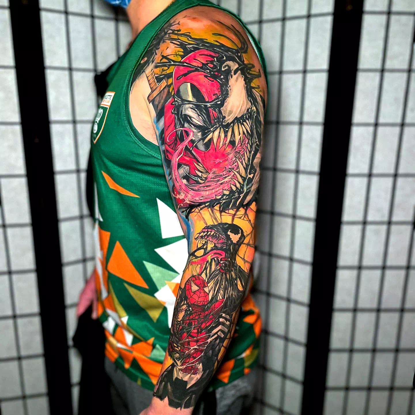 Venom Tattoo auf Arm 2