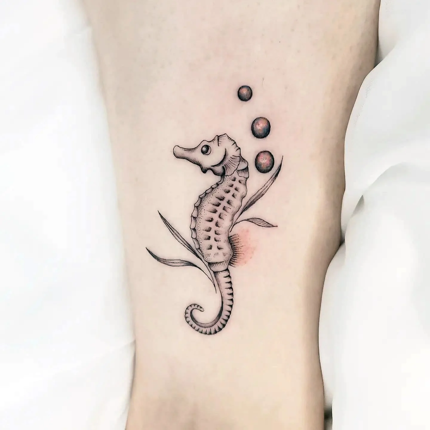 Cute Seahorse Tattoo Small 2