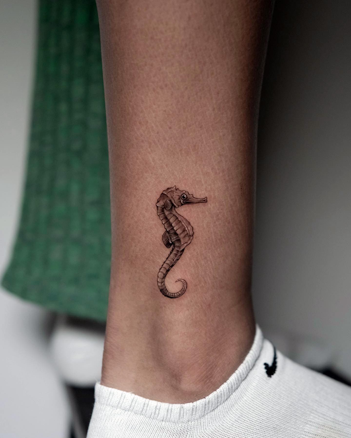 Cute Seahorse Tattoo Small