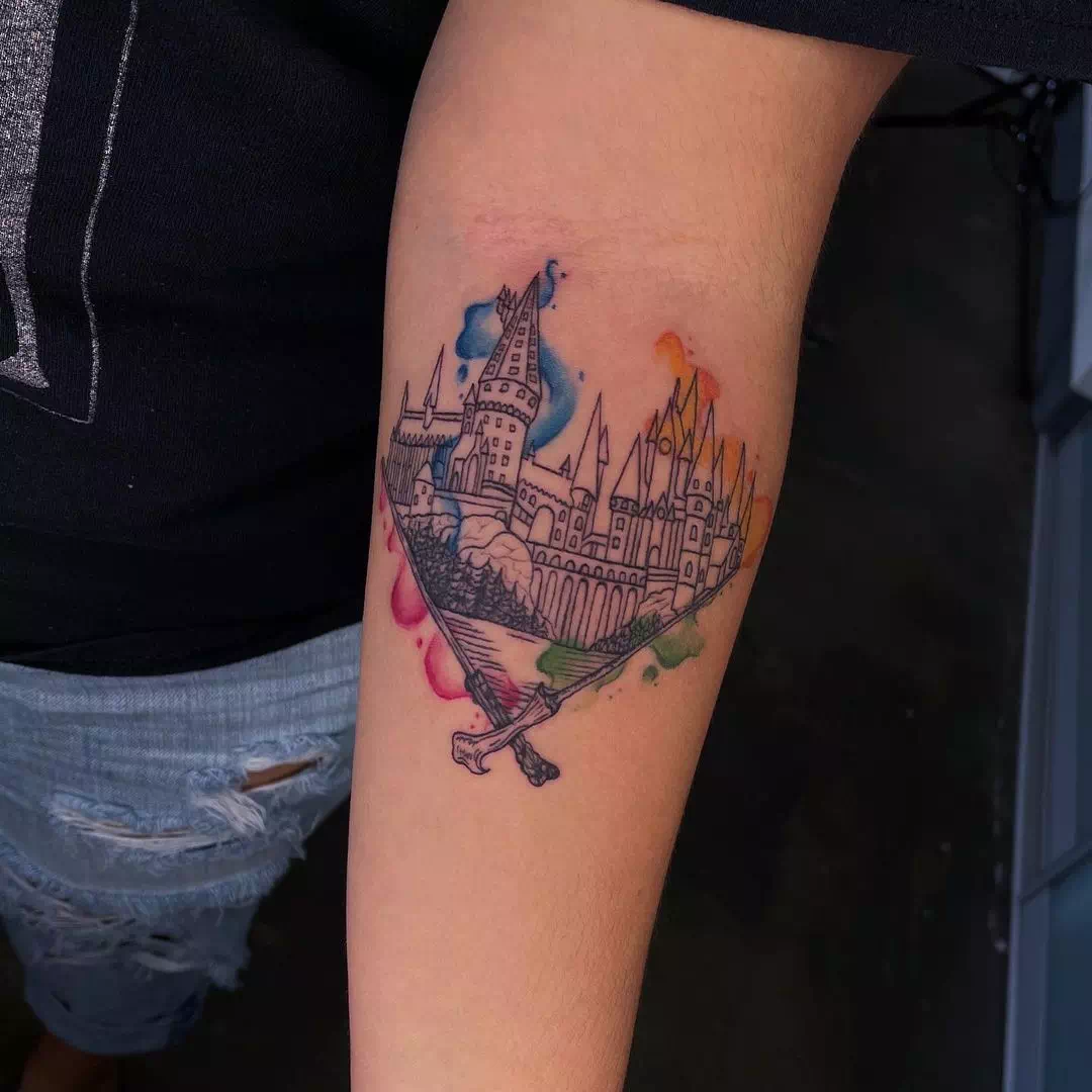 Tatuaje de Harry Potter 16