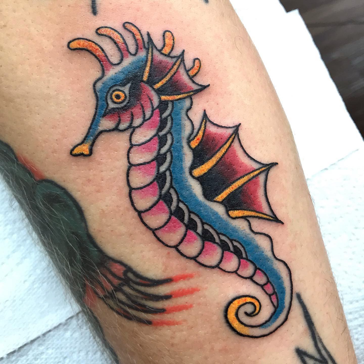 Seahorse tattoo ideas 12