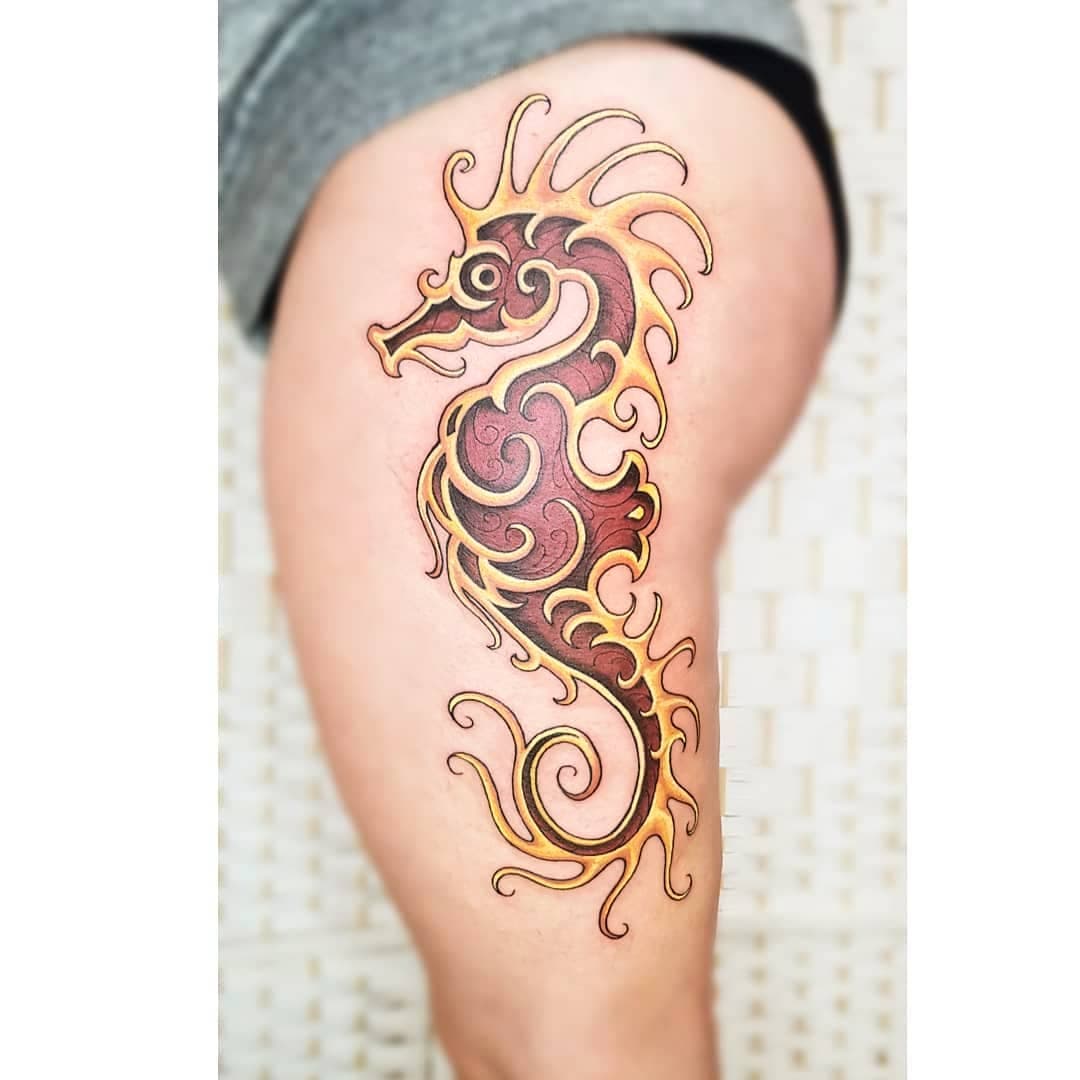 Seahorse tattoo ideas 4