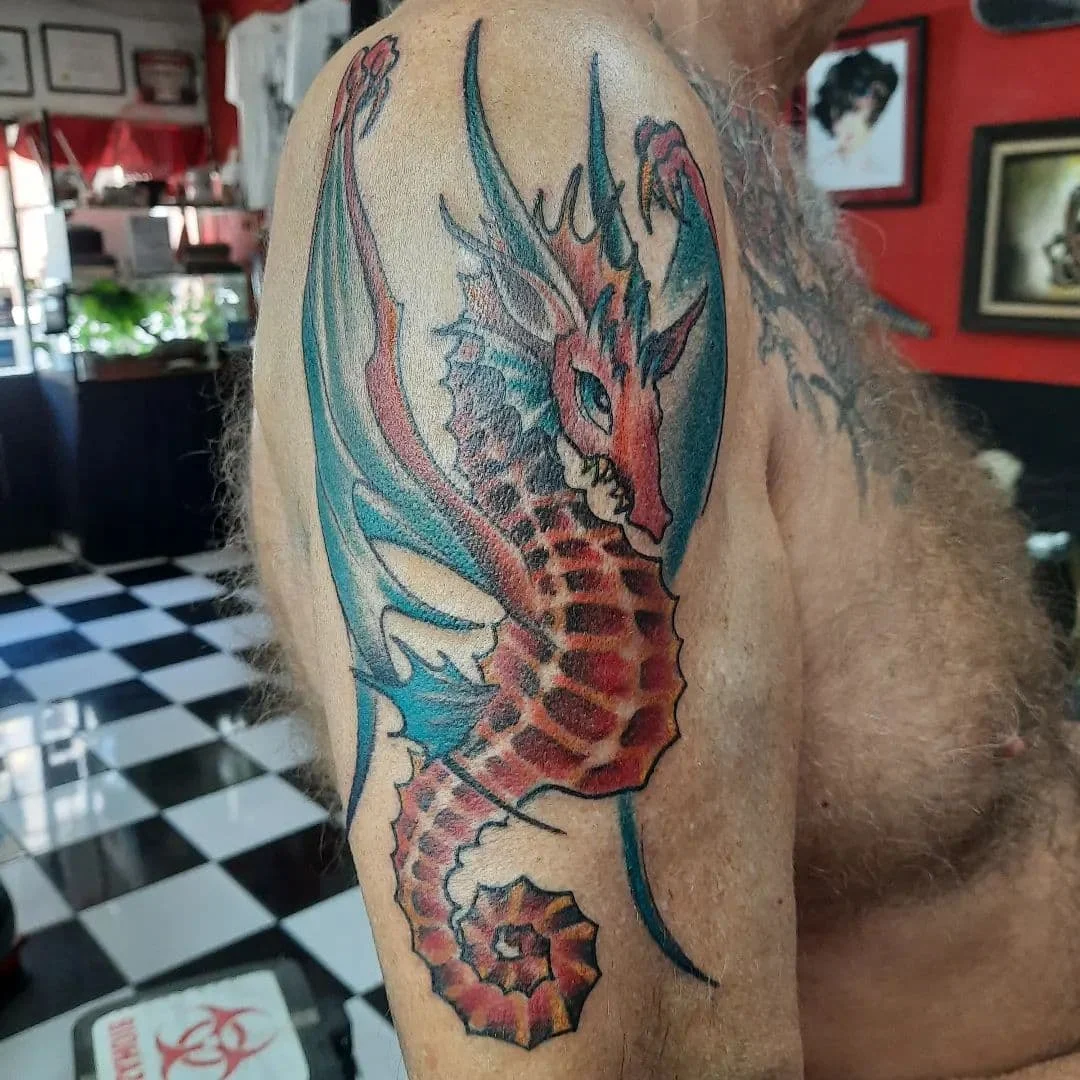 Seahorse tattoo ideas 5