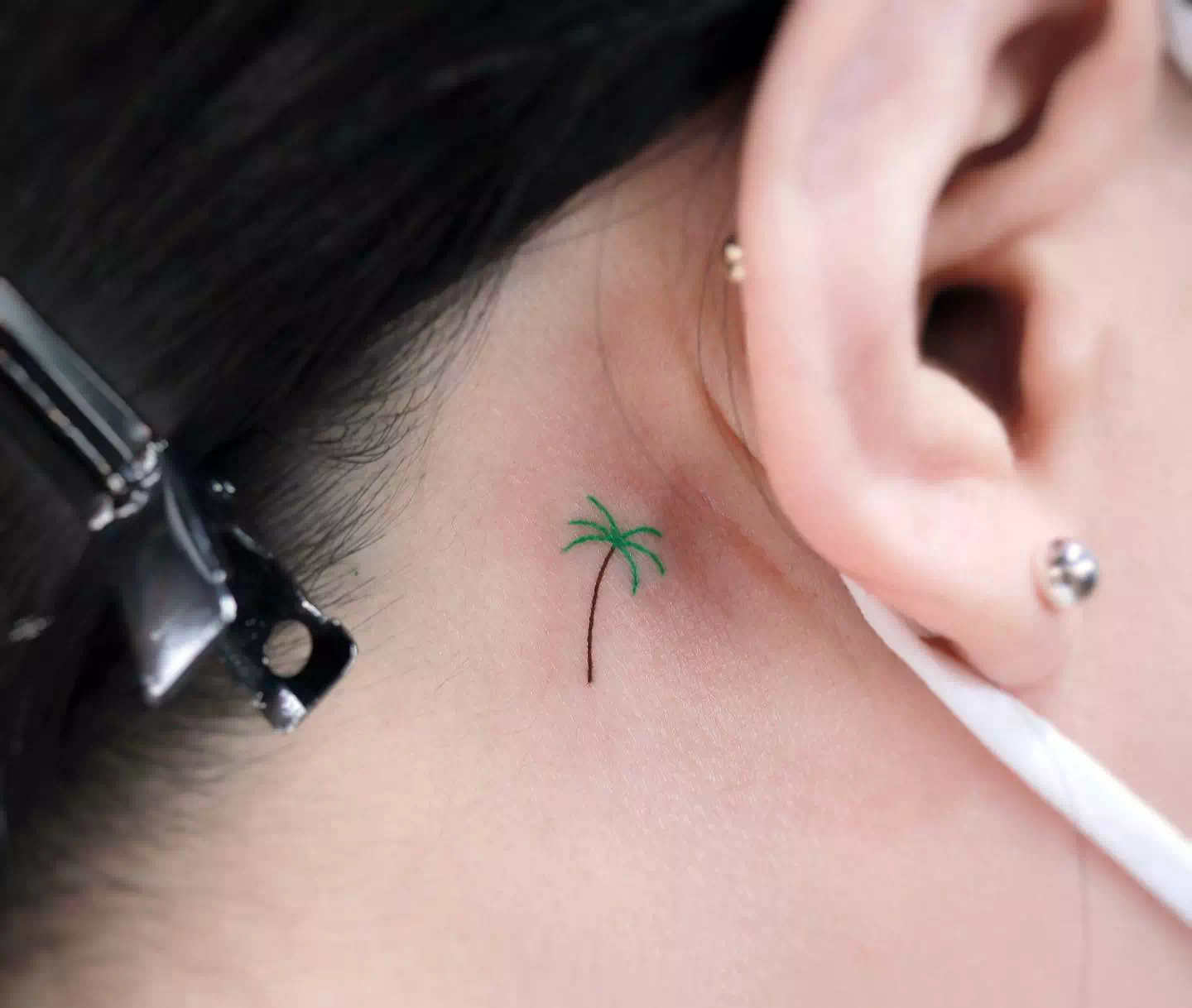 Small Palm Tree Tattoos 4