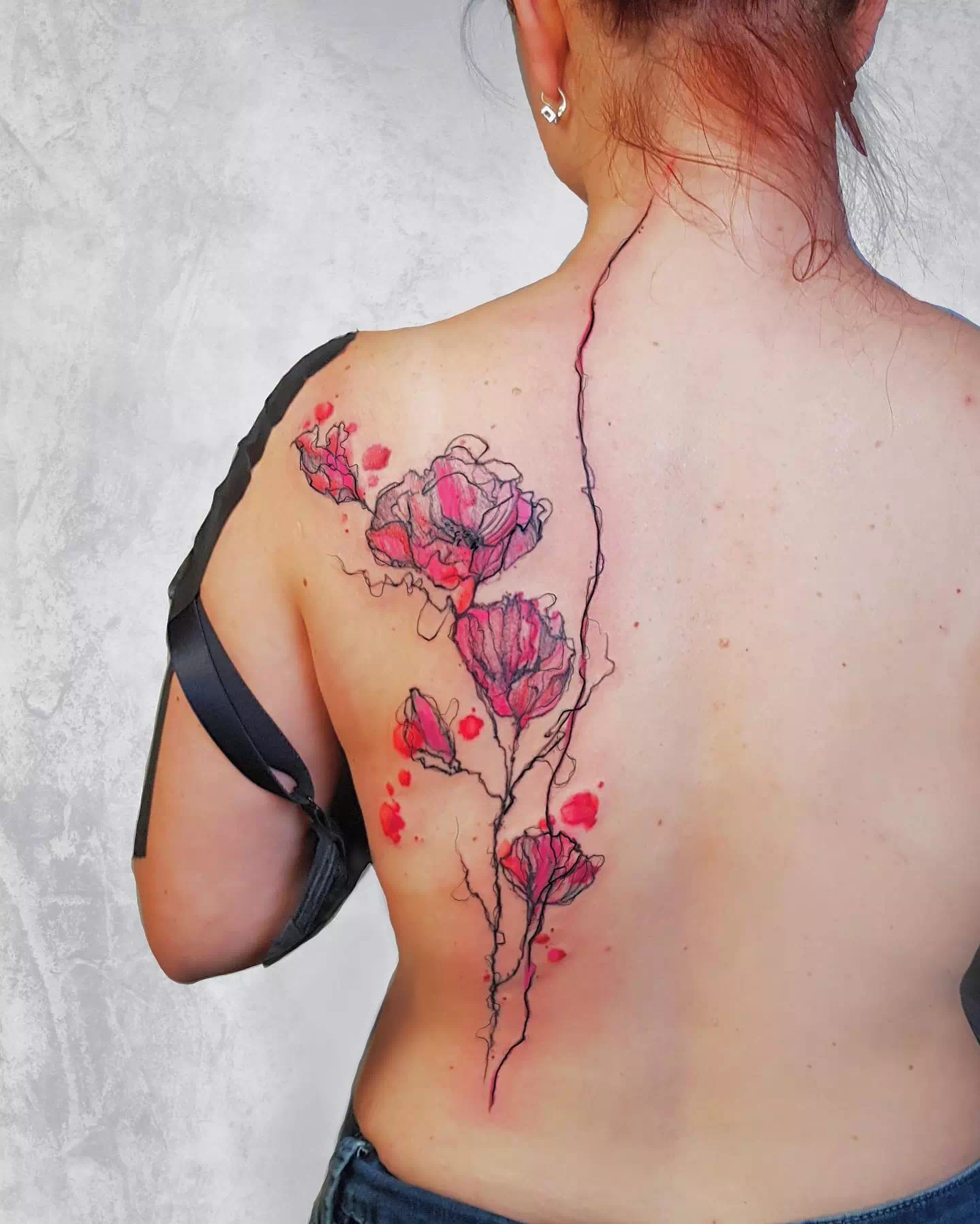 Trash Polka Tattoo Sleeve Rose Ink 1