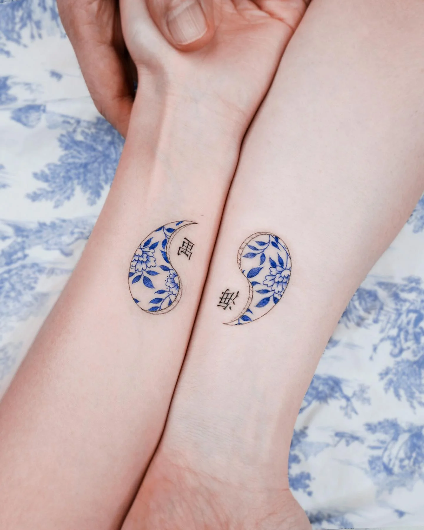 Yin and Yang Couple Tattoo