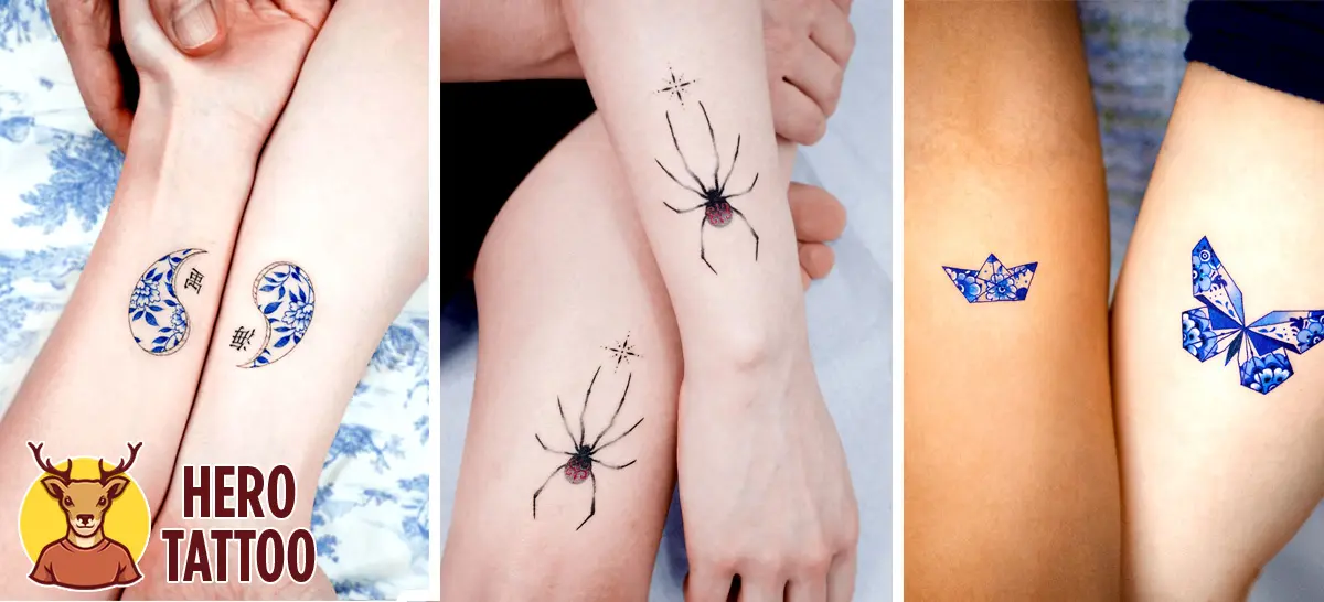Paar Tattoo Ideen Abdeckung