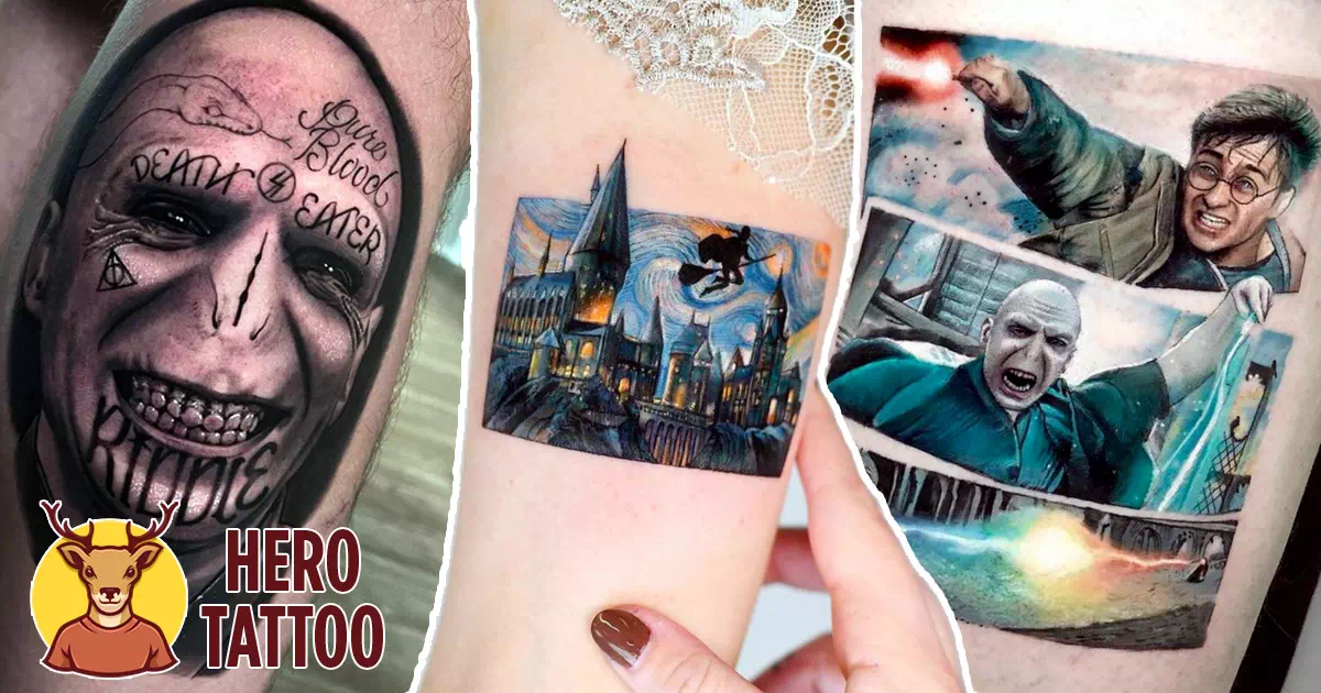ideas de tatuajes de harry potter portada
