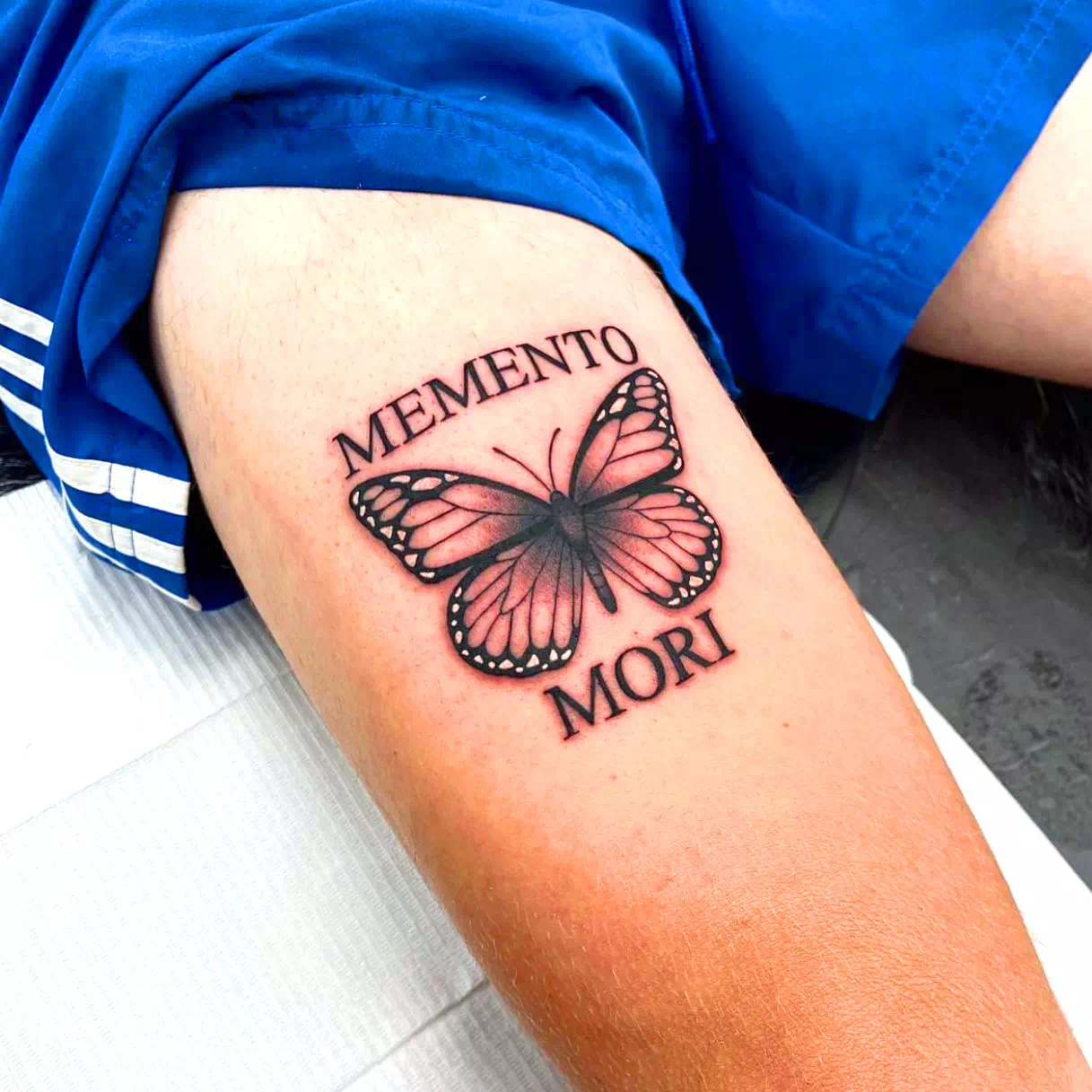 Schmetterling Kalb Tattoo Ideen 2