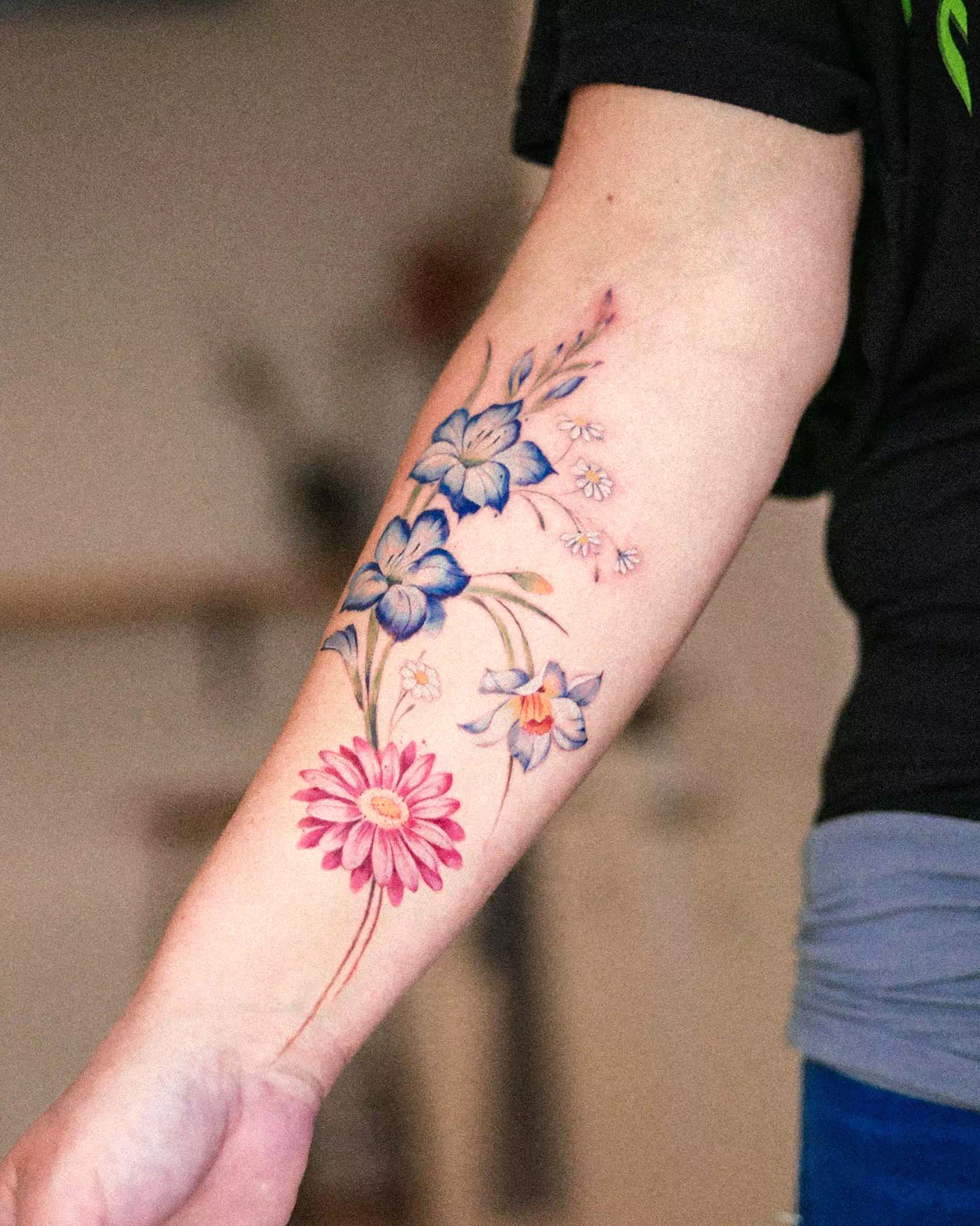 Tatuajes florales 3