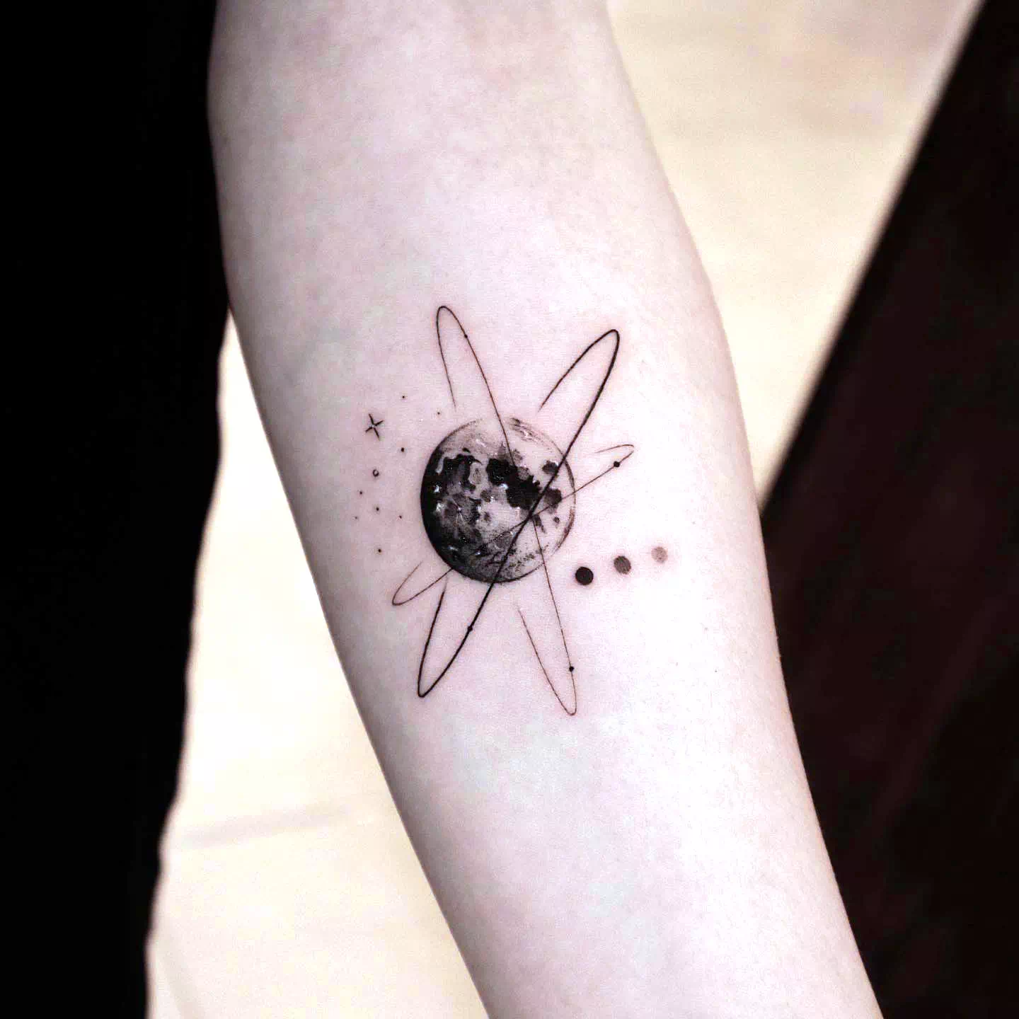 Tatuaje de luna llena 2