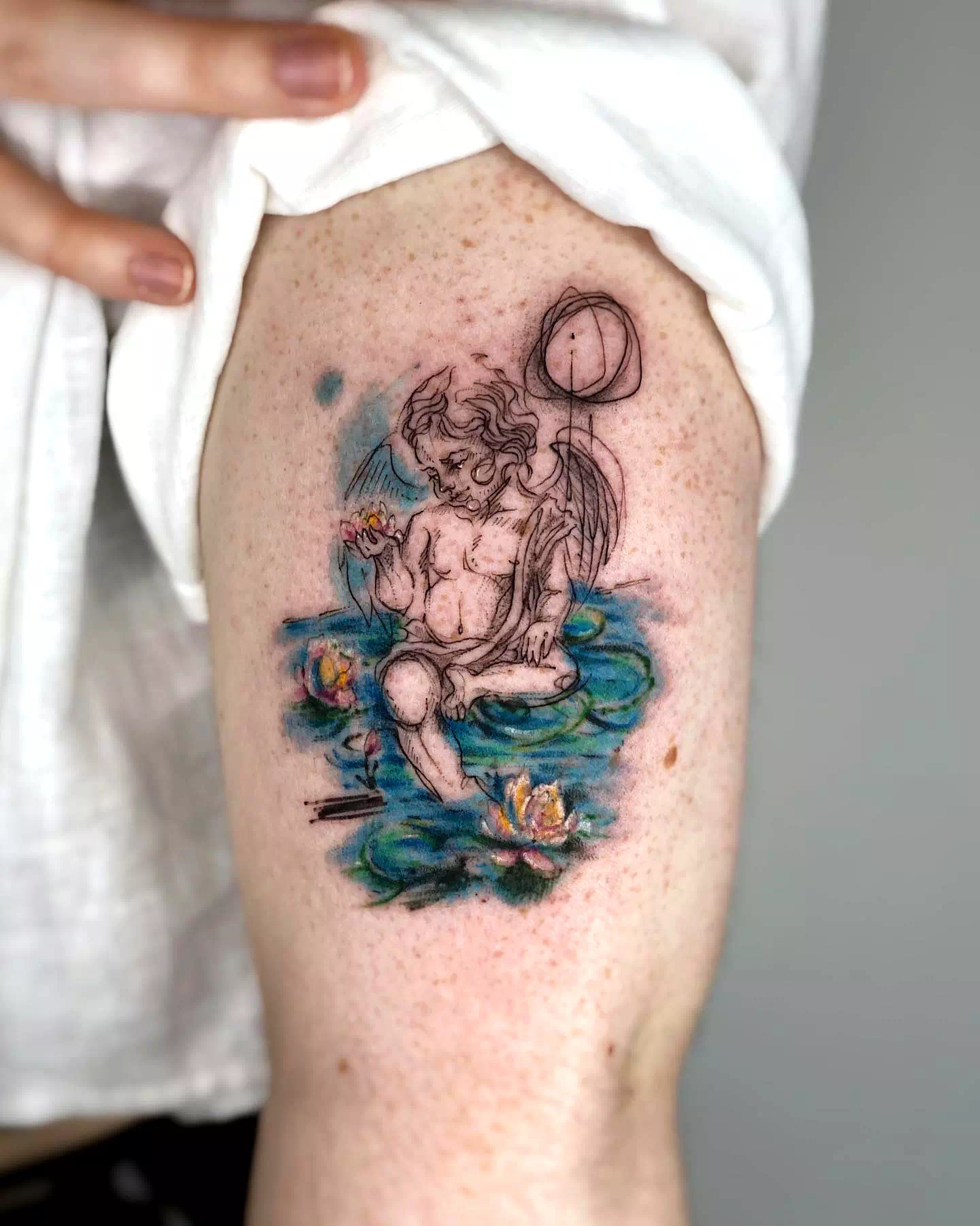 Sinking Ship Depression Tattoo