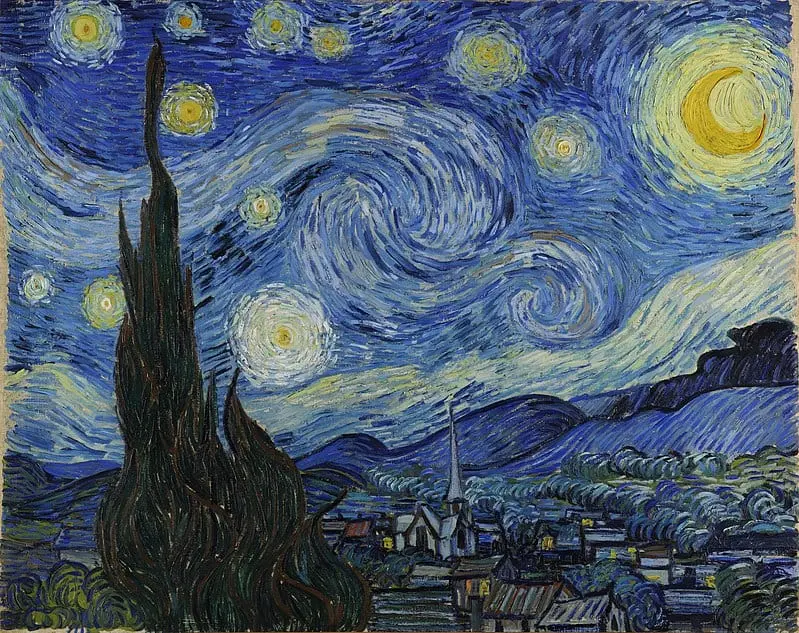 Vincent van Gogh Noche estrellada