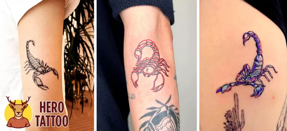 ideas de tatuajes de escorpiones