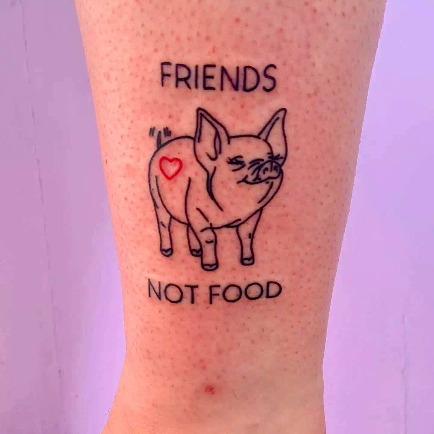 Tatuaje inspirado en el cerdo de la pulsera