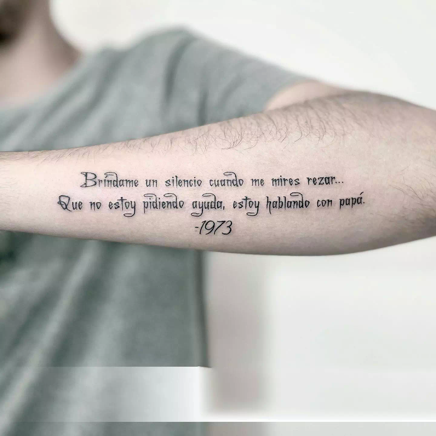 Roman Zitat Tattoo 3