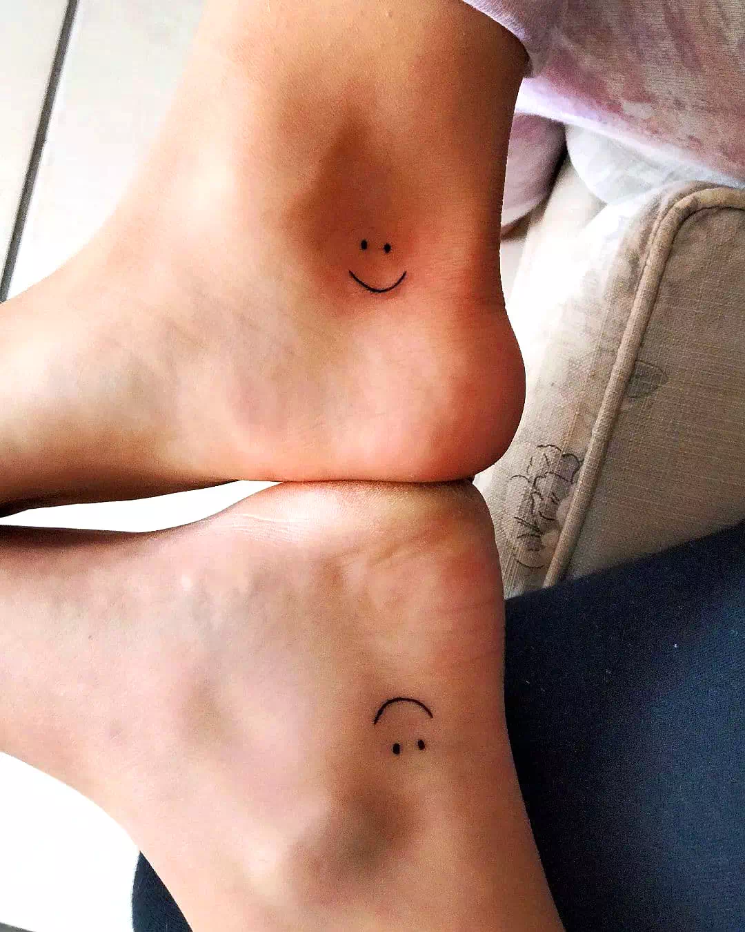 Small Wrist Tattoo Smile Design