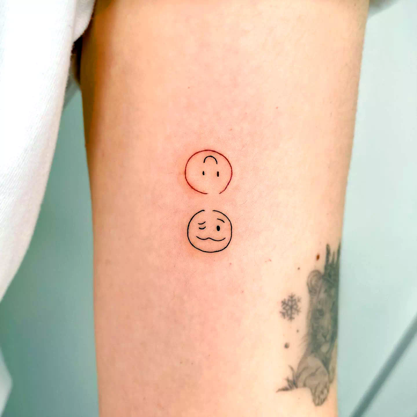 Lächeln Tattoo Design Ideen 23