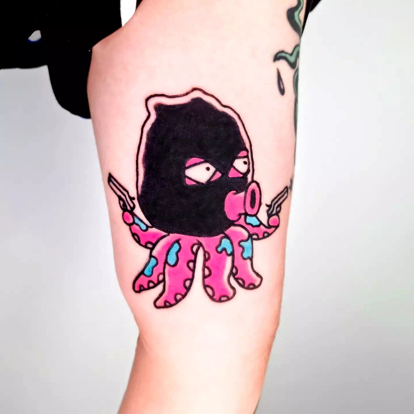 Cartoon Oktopus Tattoo 1