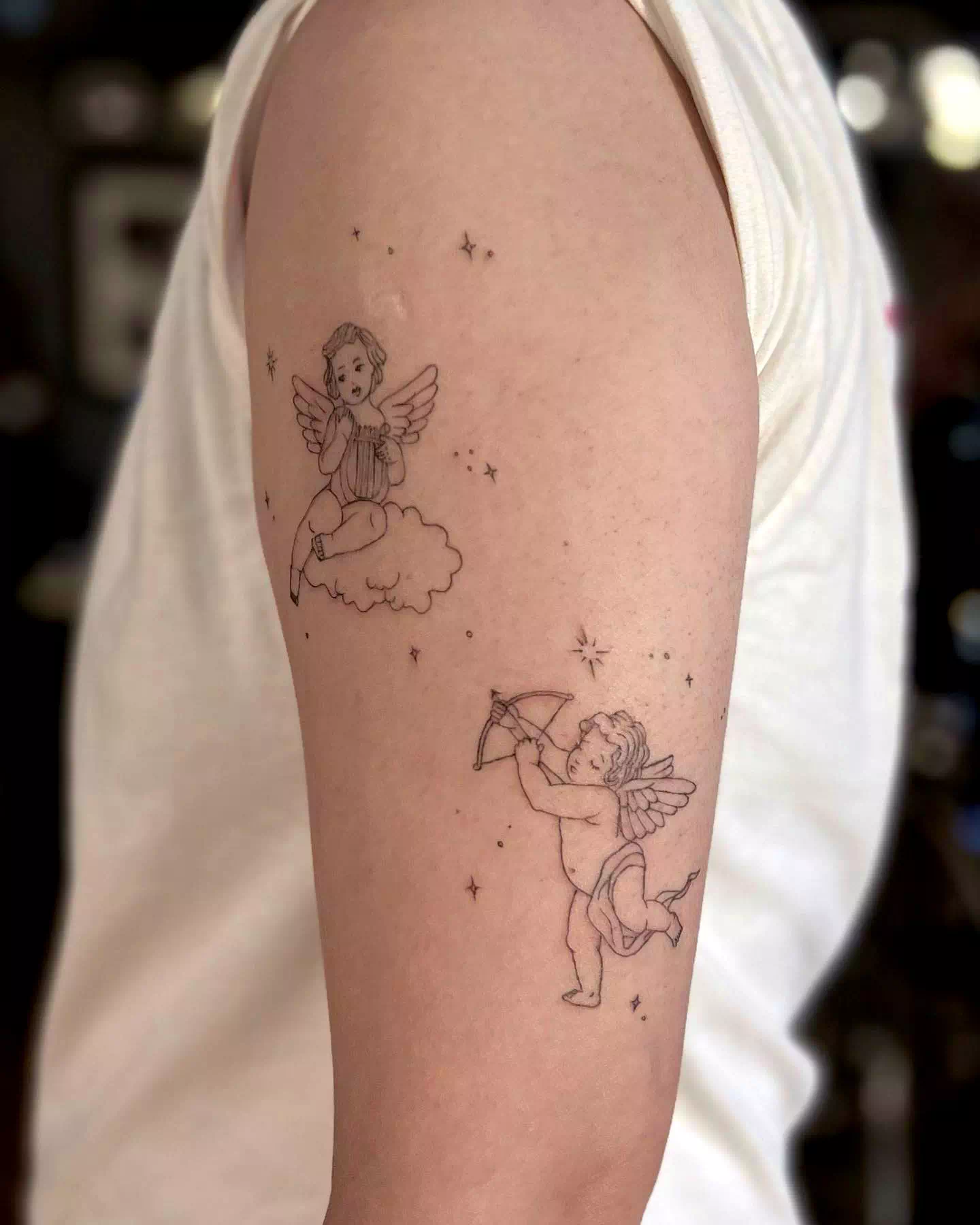 Cupido Ángel Tatuaje 1
