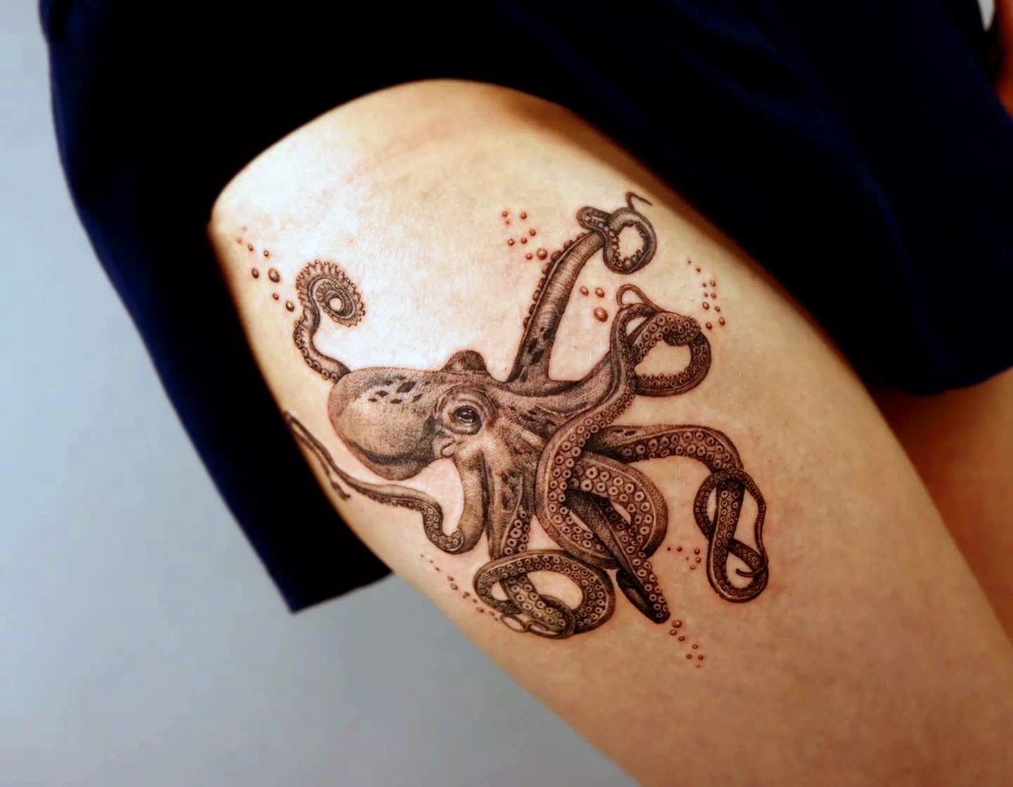 Polynesischer Oktopus Tattoo 2