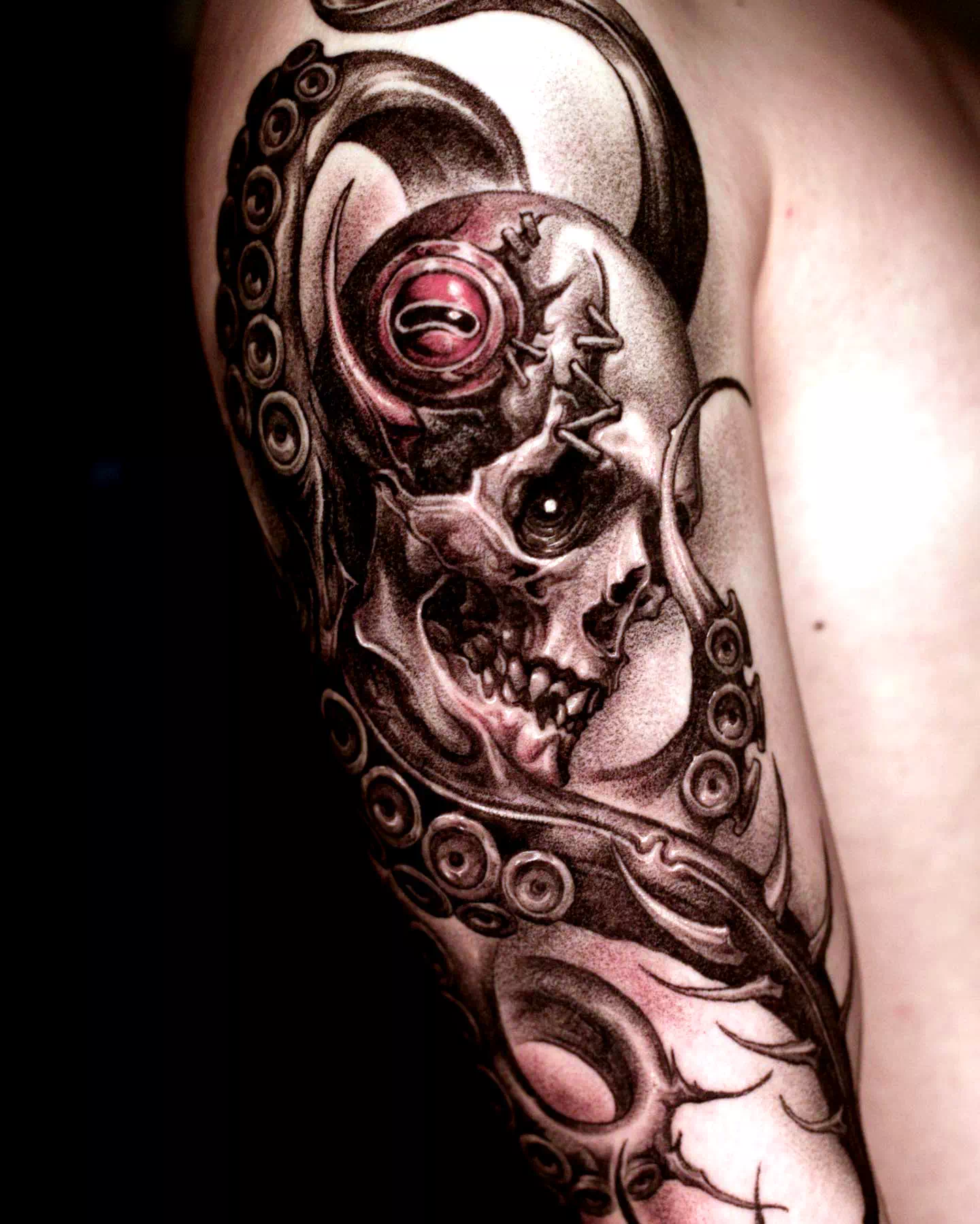 Skull Octopus Tattoo 2