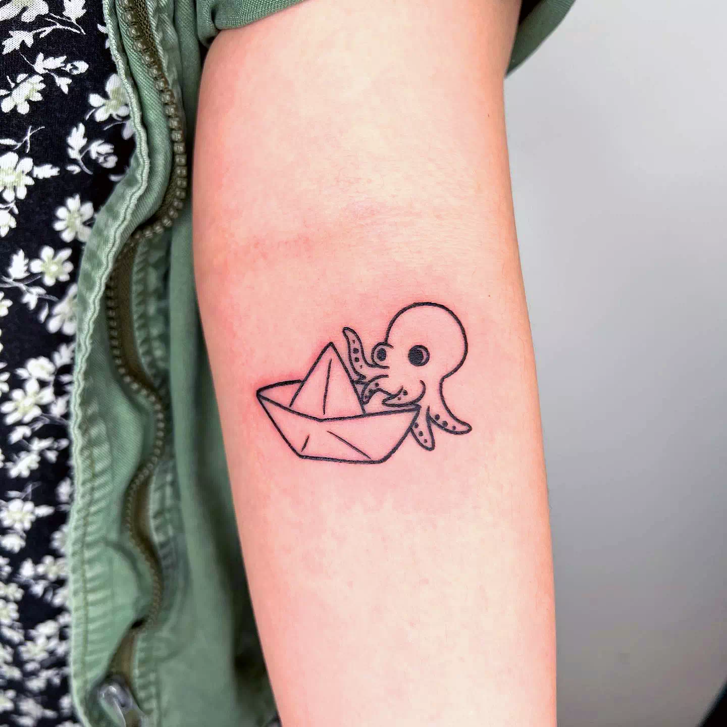 Kleiner Oktopus Tattoo 1