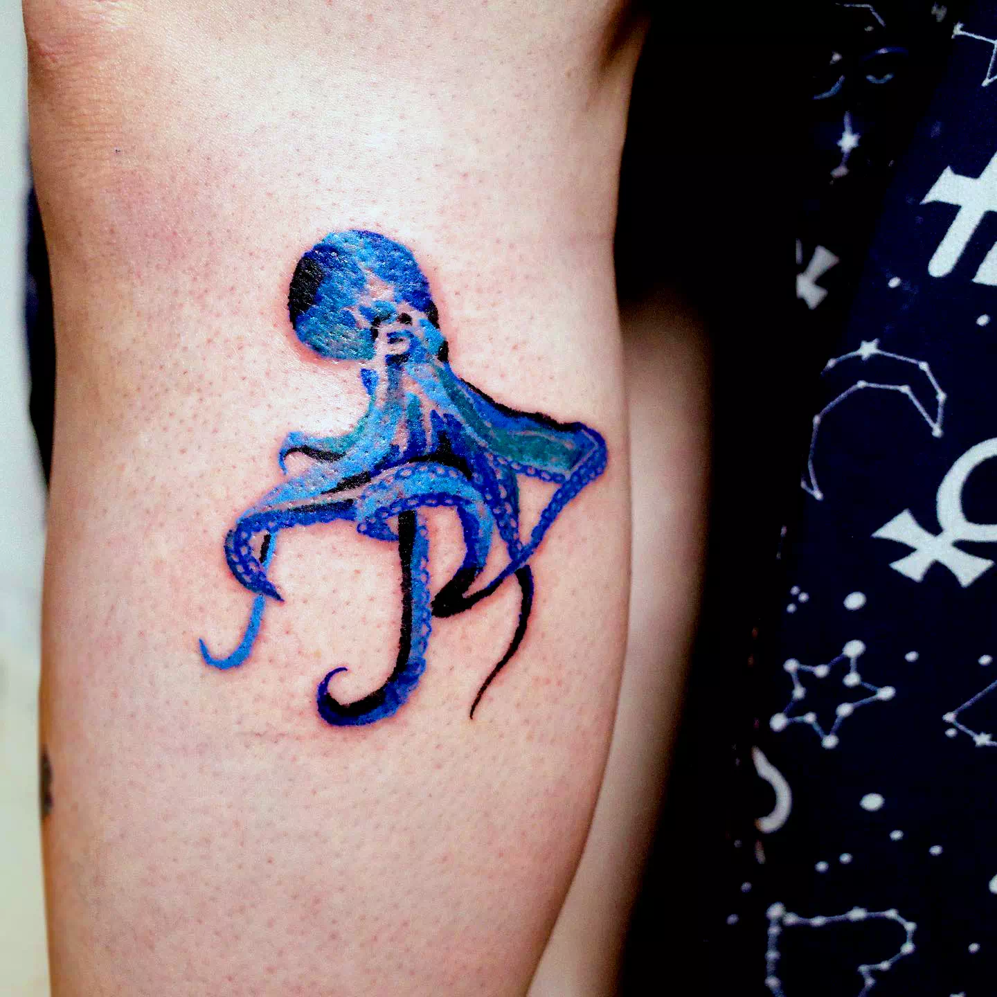 Kleiner Oktopus Tattoo 3