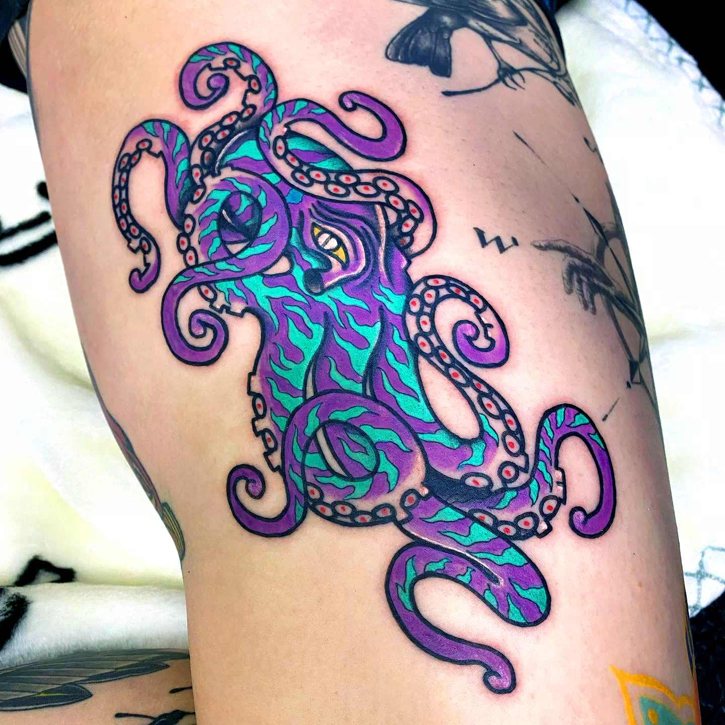 Traditional Octopus Tattoo 3