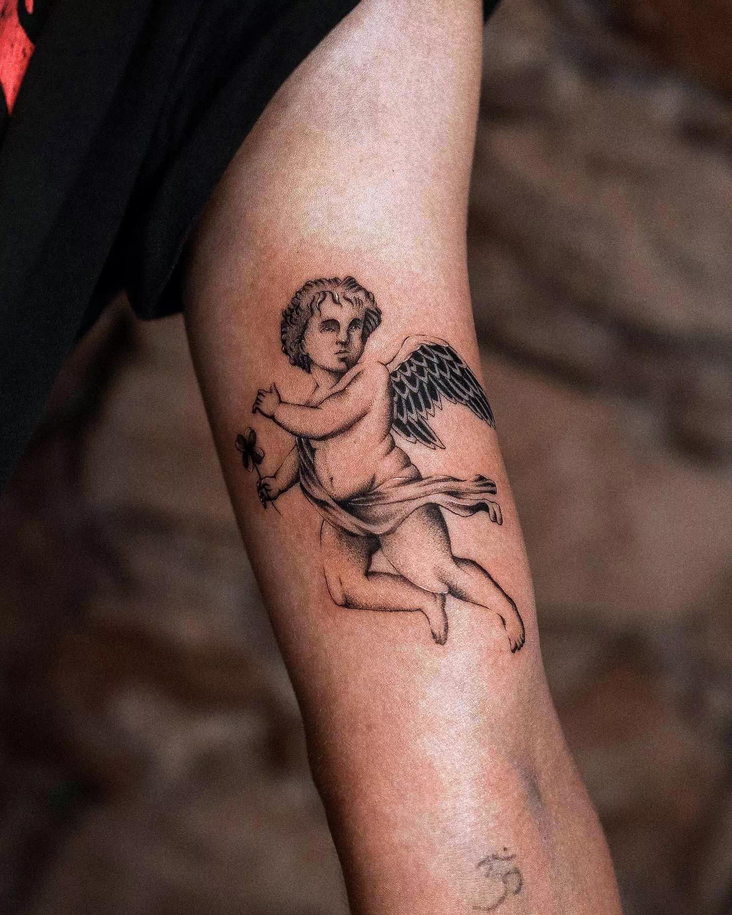 Triple Cherubs Tattoo 3