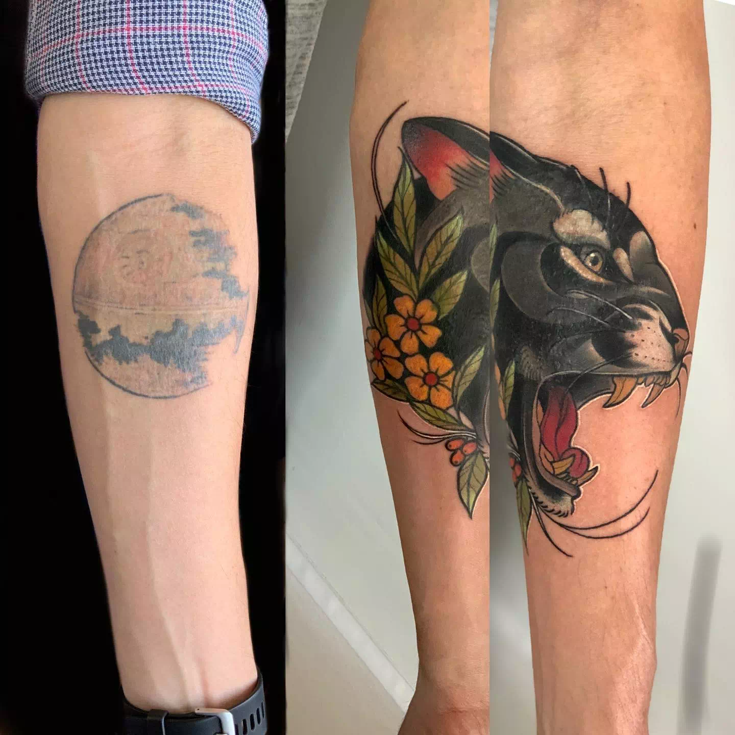 Tatuajes de animales Cover Up 4