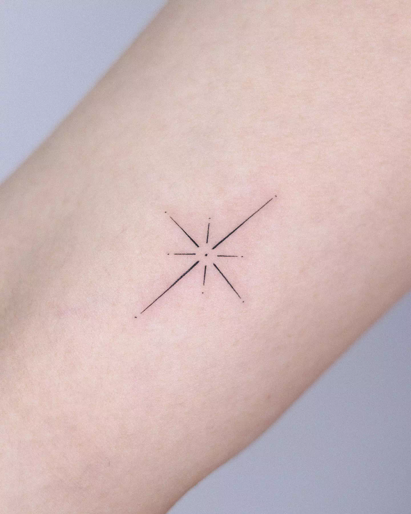 Black and White Star Tattoos 3