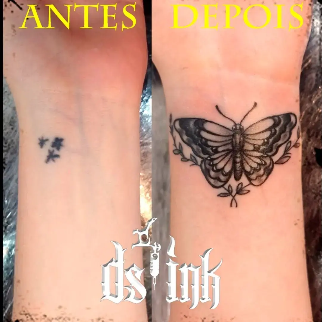 Tatuajes Cover Up Mariposa 1