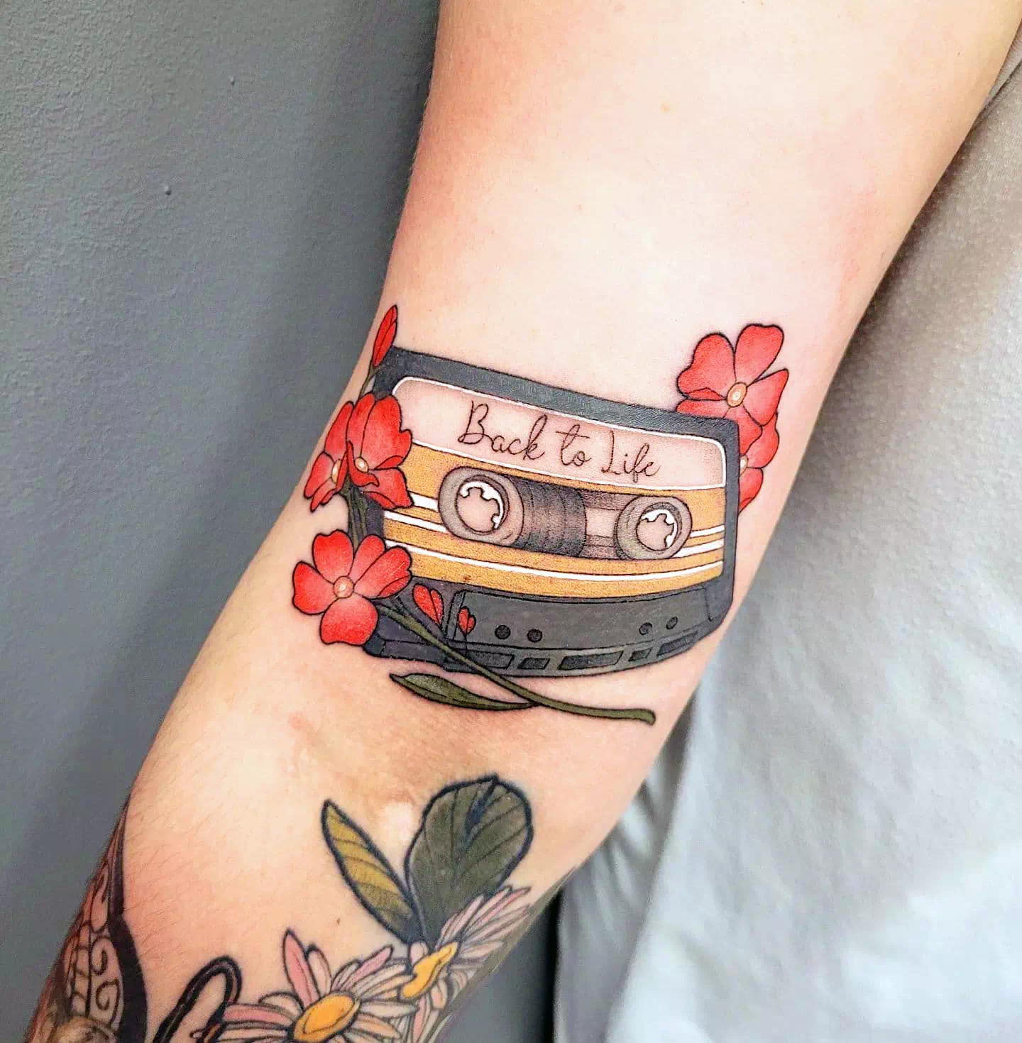 Cassette Tape Tattoo Design 5