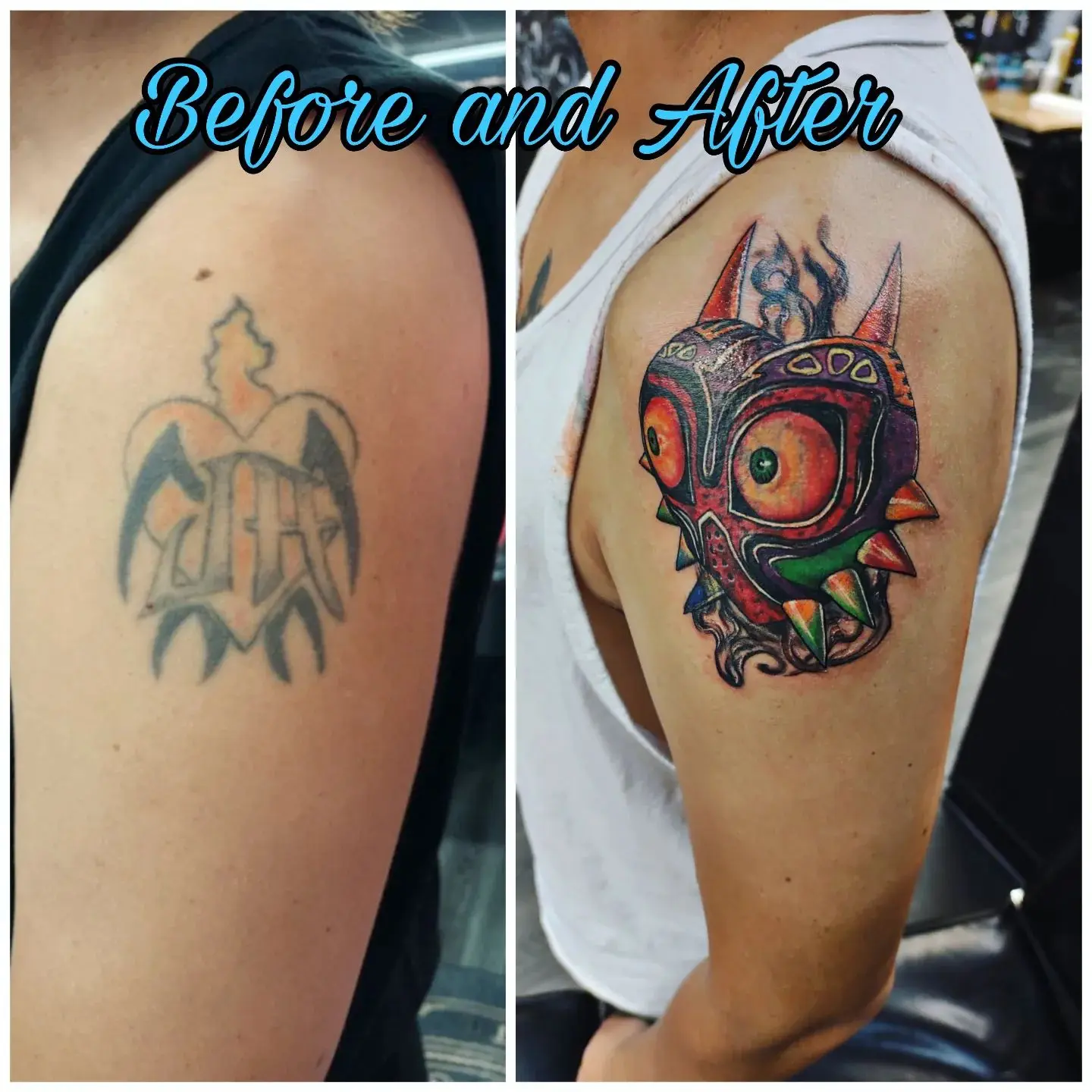 Farbe Cover Up Tattoos 1
