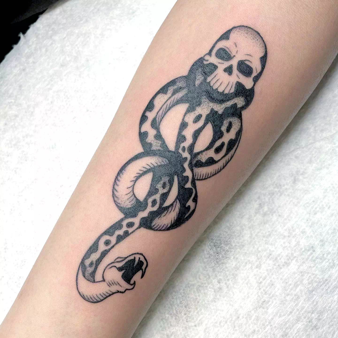 Death Eater Tattoo Small Ink 1