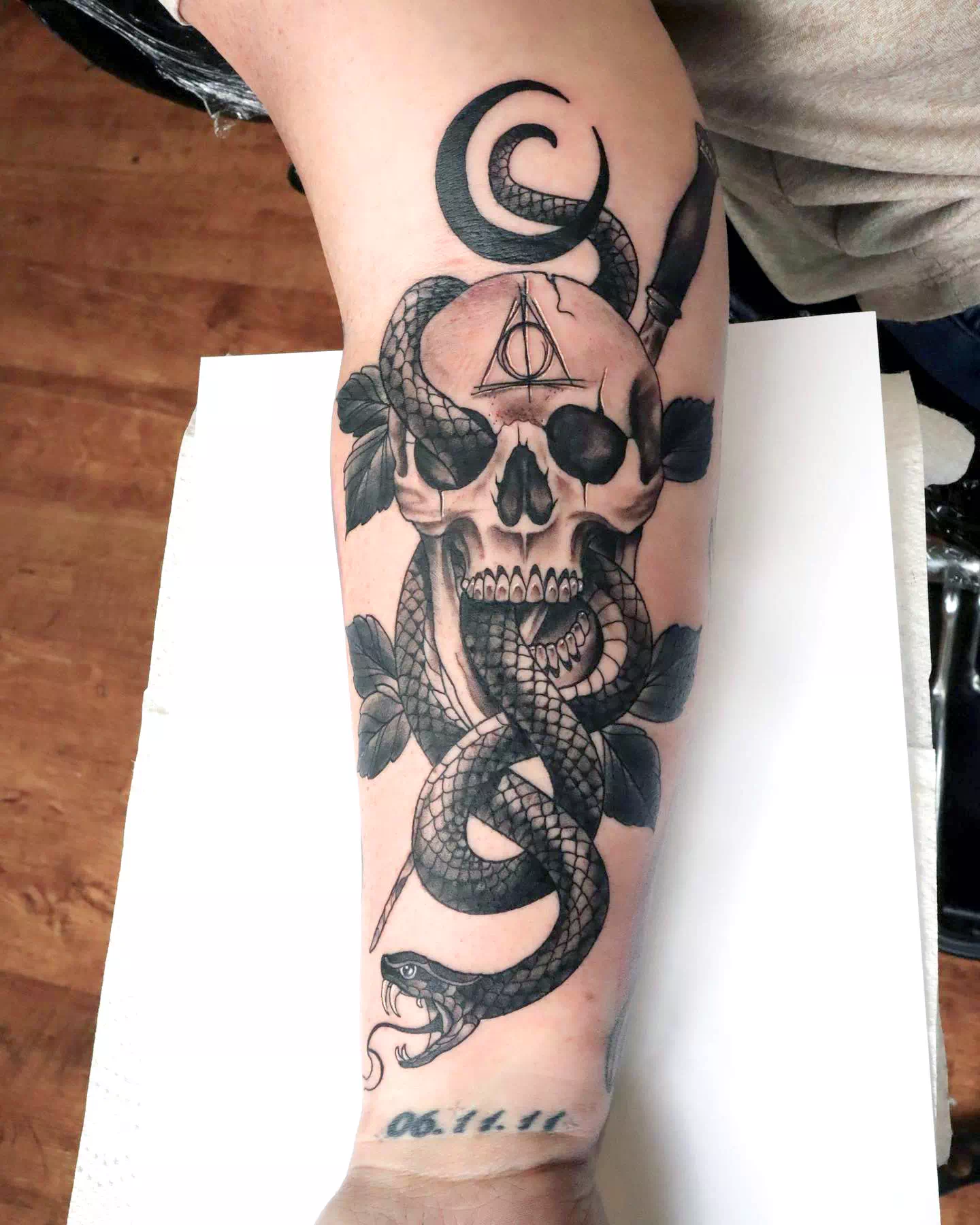 Unterarm Design Todesser Tattoo