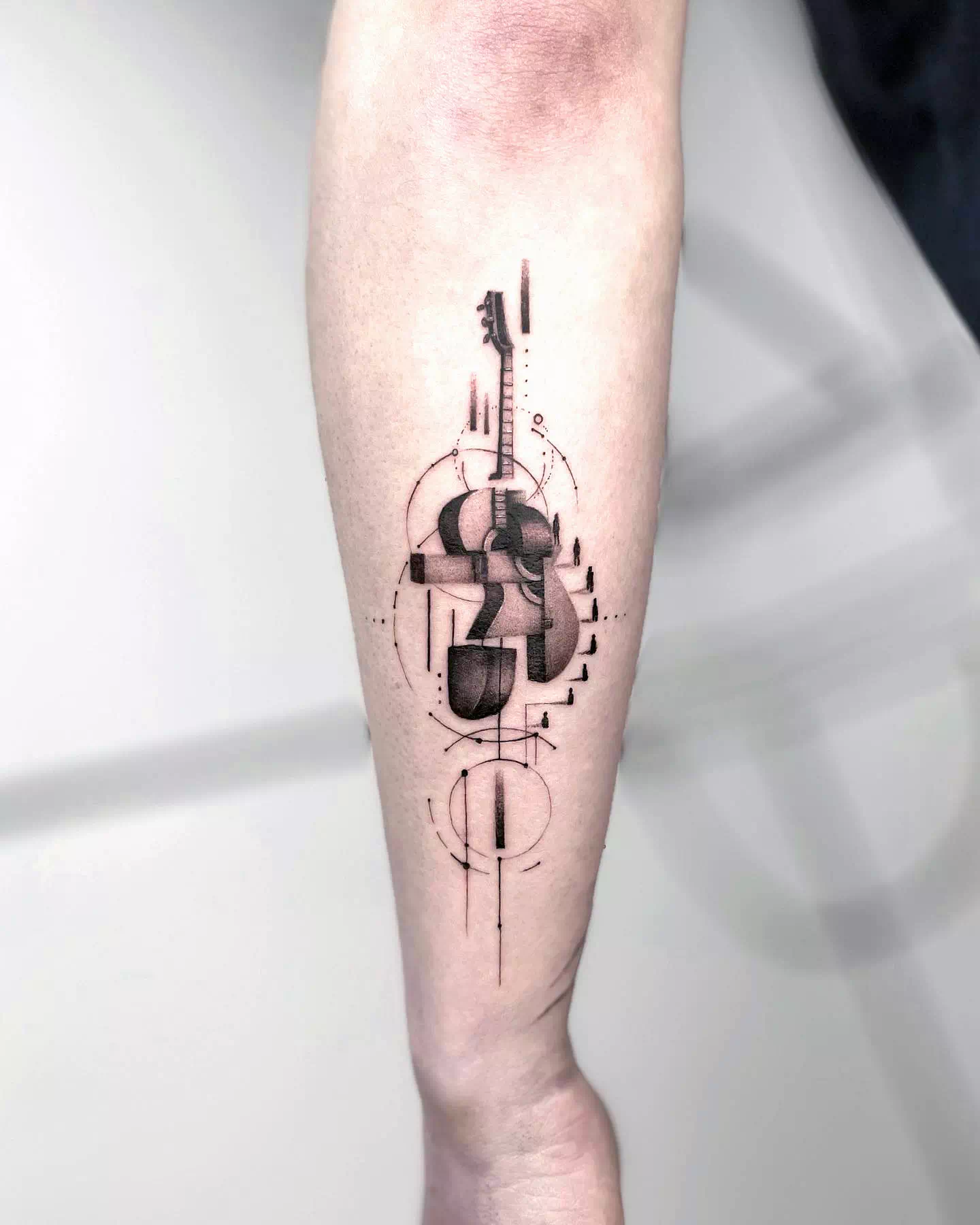 Guitar Tattoo Design 1