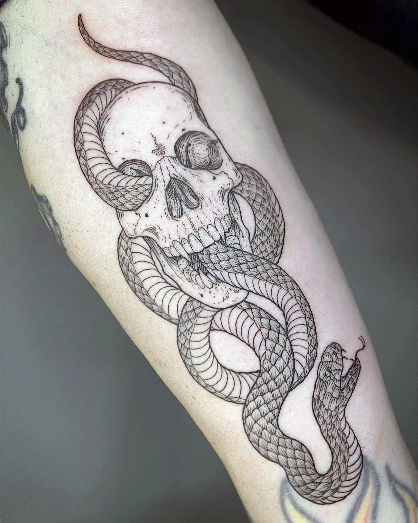 Tatuaje de Lord Voldemort Mortífago