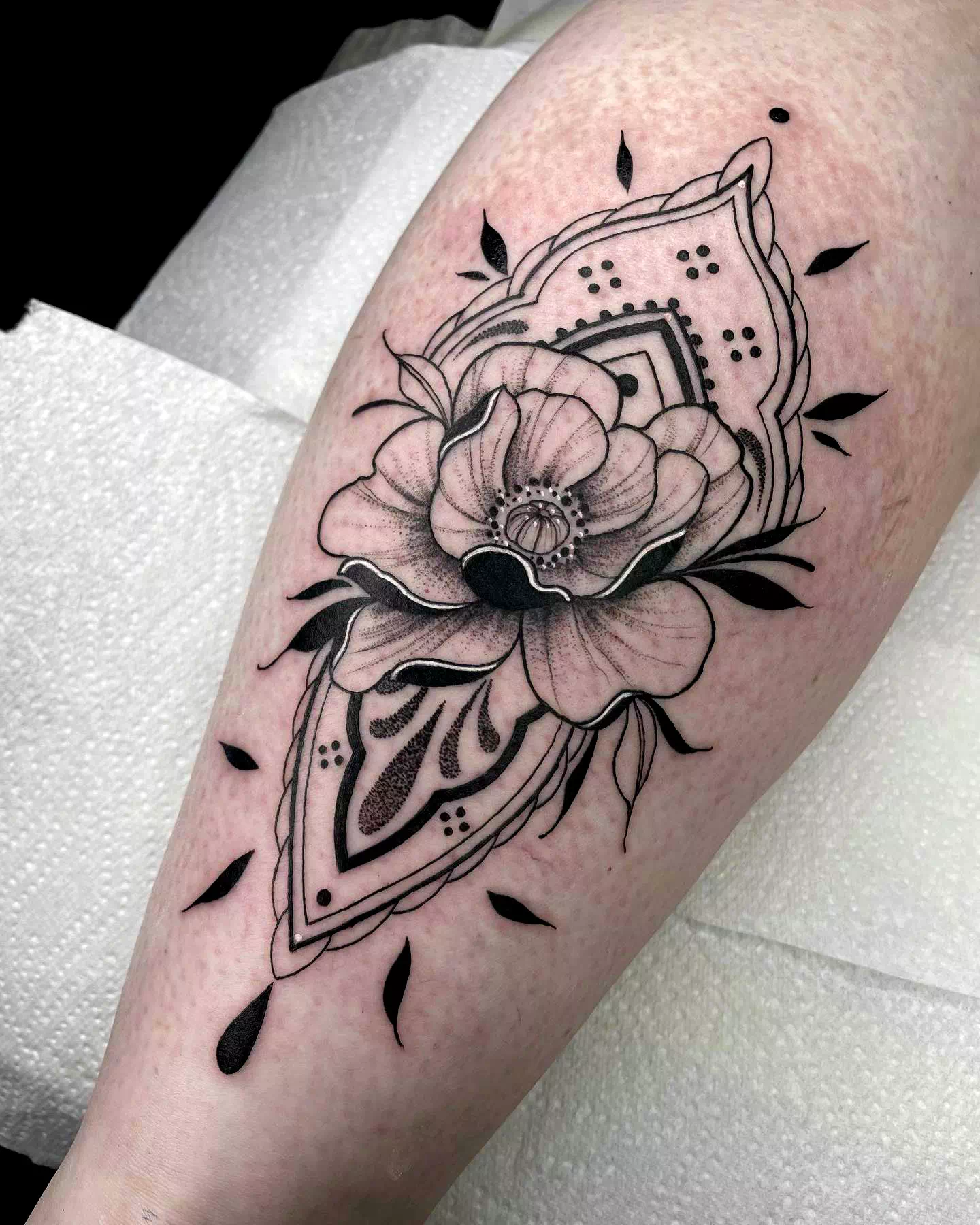 Tatuajes de flores a juego Tattoo 1