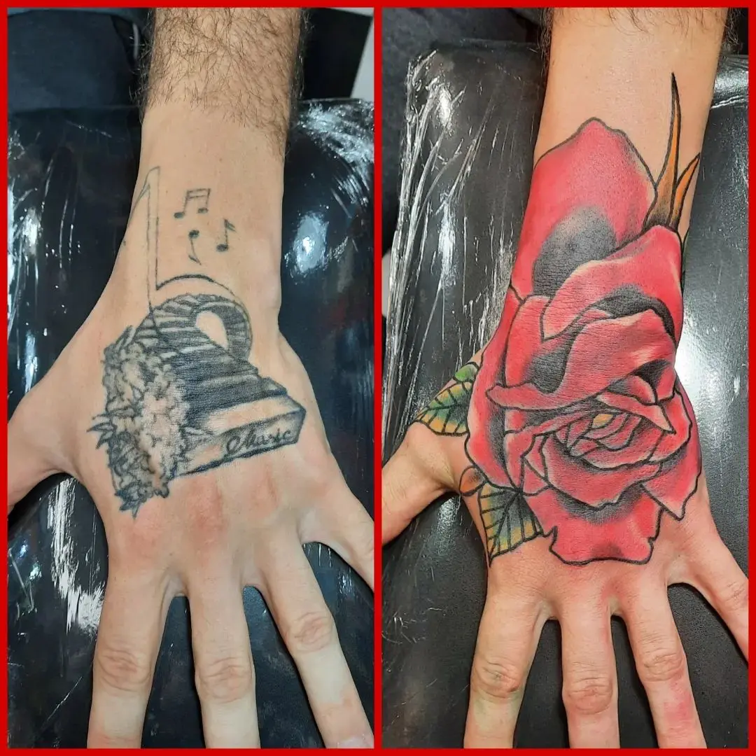 Minimalistische Cover Up Tattoos 2