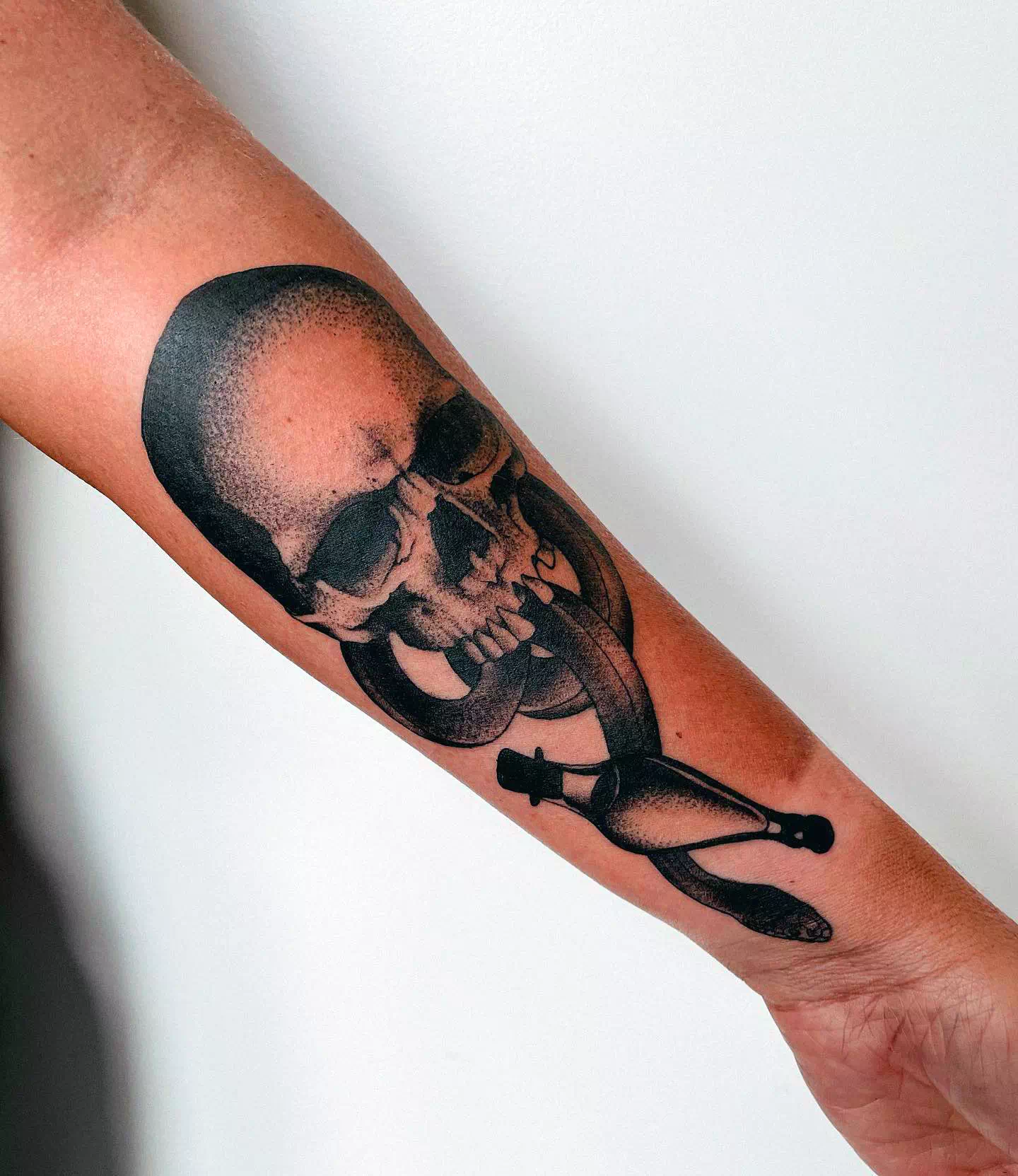 Small Death Eater Tattoo Lord Voldemort