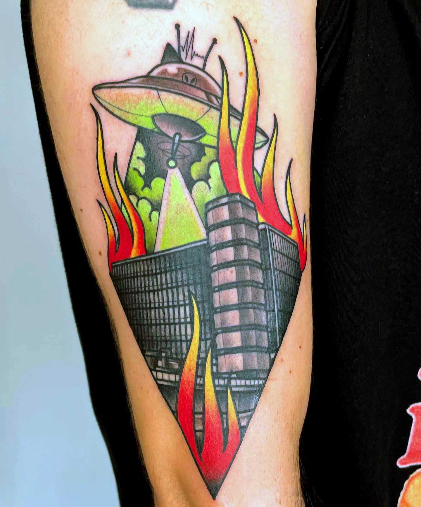 The Alien Attack Tattoo 3