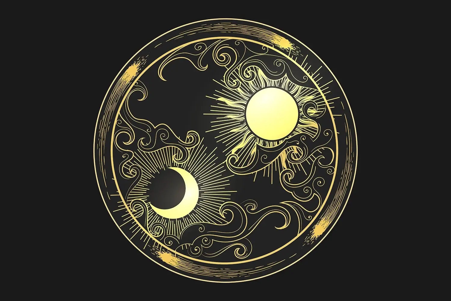 Significado y simbolismo de los tatuajes de sol y luna