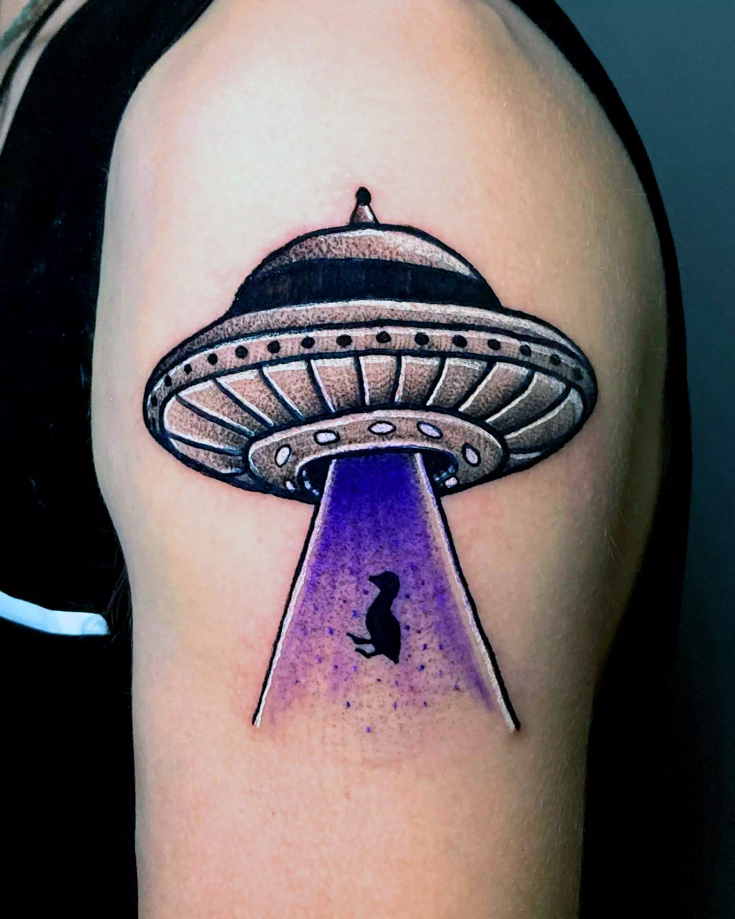 The Tiny Abduction Alien Tattoo 3