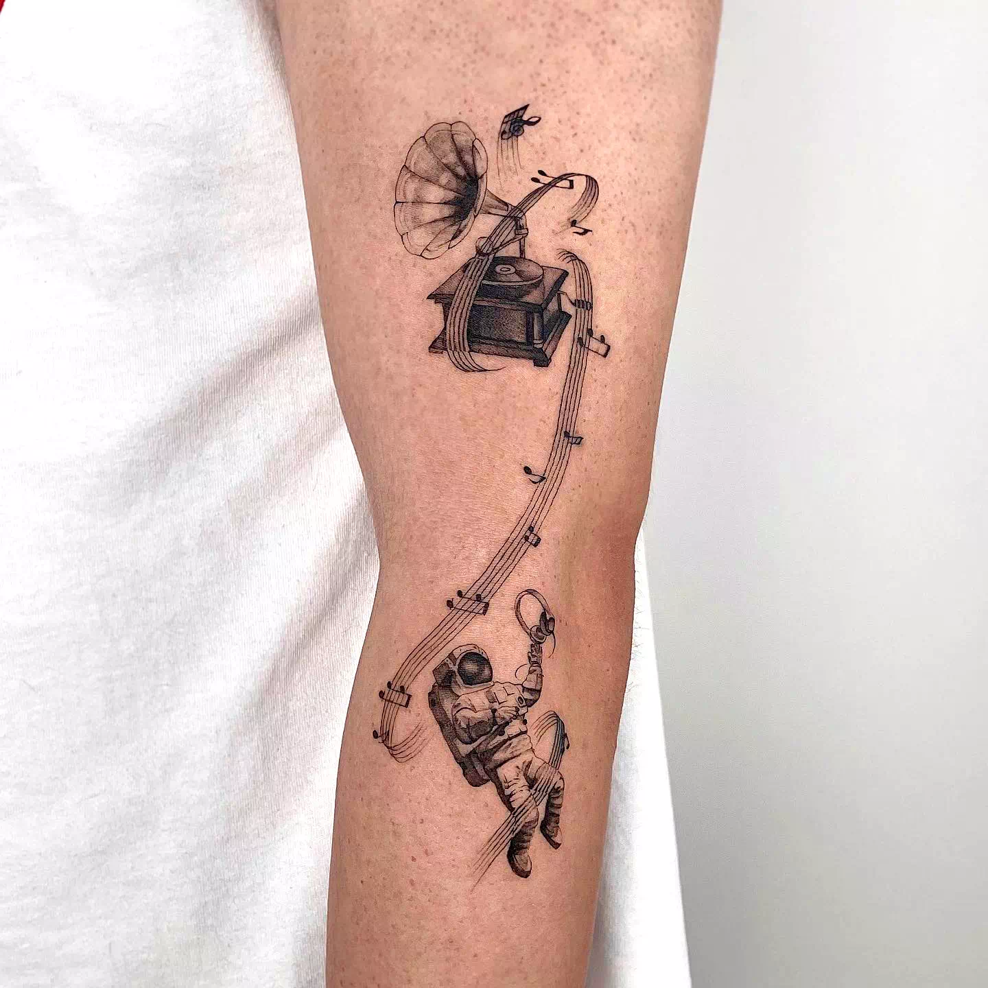 Various Instrument Tattoo Designs 4